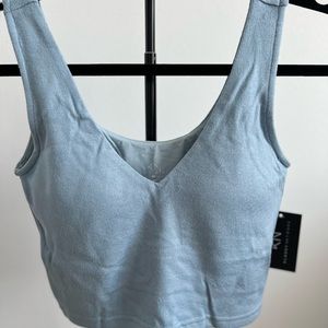 Klassy Network Light Blue Knit Crop Brami